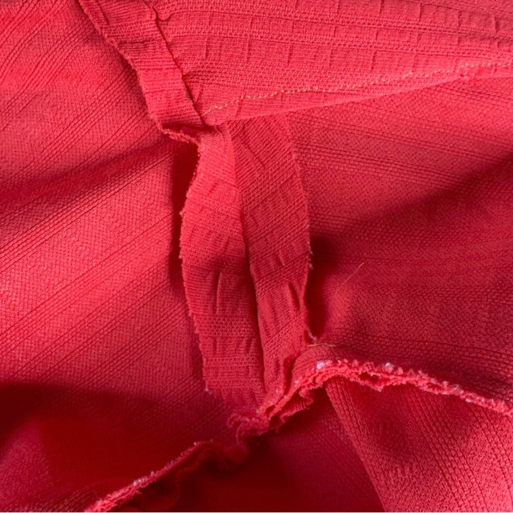 70s Red Polyester Jacket - Picture 7 of 7